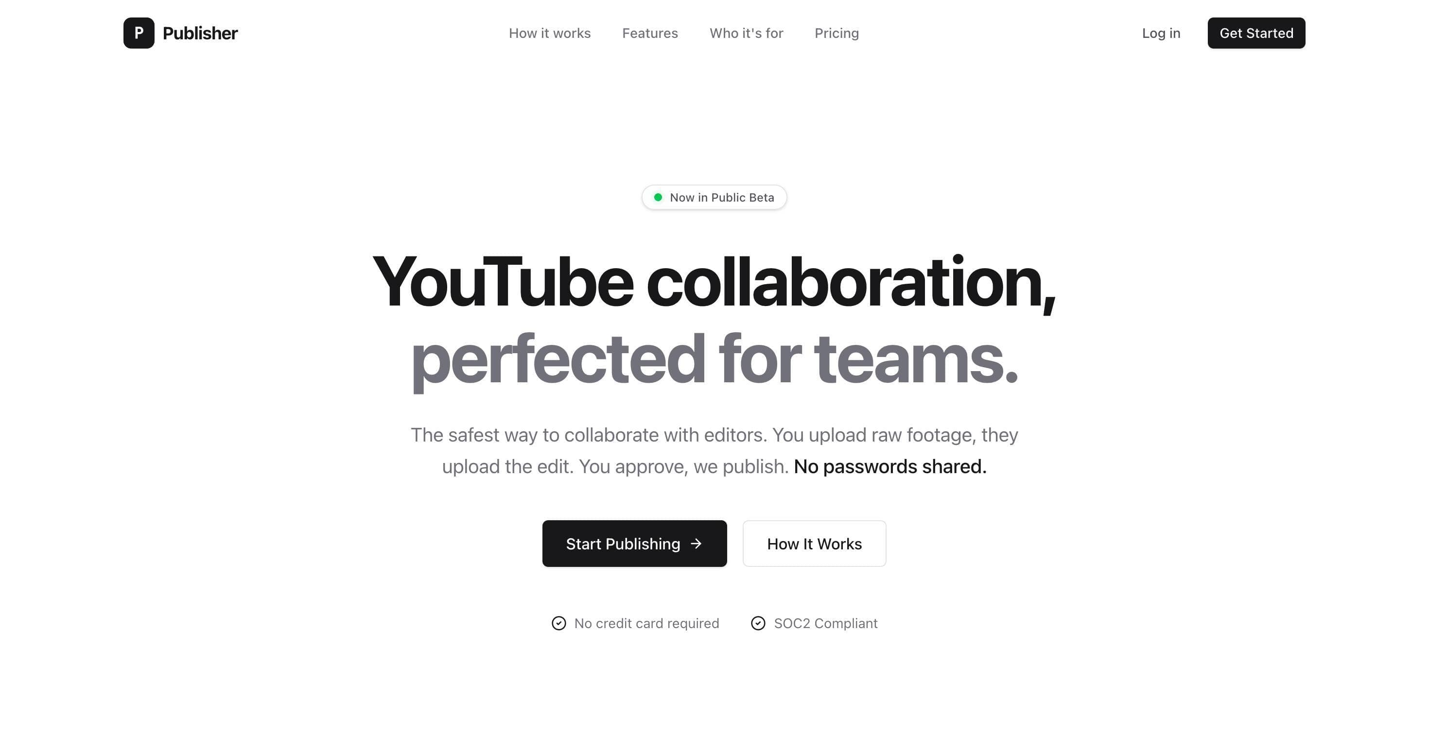 Publisher project preview